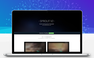 sprout引导页模板与视频背景滑块